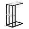 Monarch Specialties End Table, 18.25 W, 25.25 H, Particle Board, Metal, White I 3675 - alternate 6